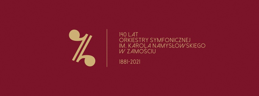 back bordo 300 3 Zamojska Orkiestra zaprezentowała logo i plan jubileuszu 140-lecia