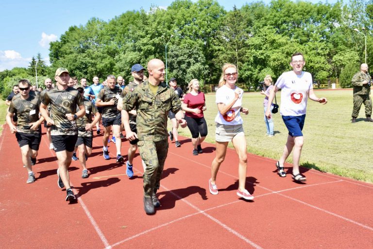 Mundurowi pobiegli dla PSONI Koło w Zamościu