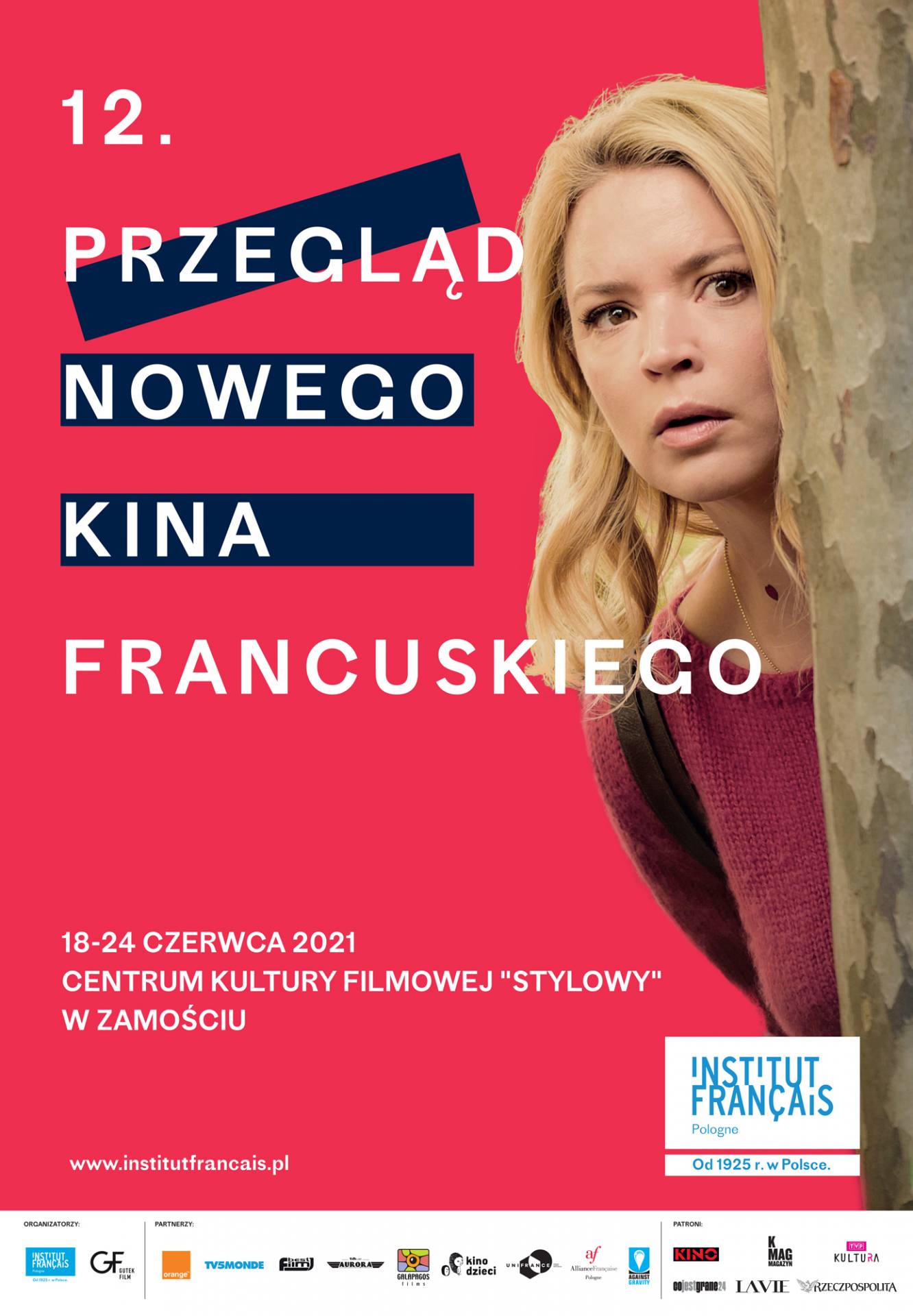 francuski plakat ZAMOŚĆ: 12. Przegląd Nowego Kina Francuskiego