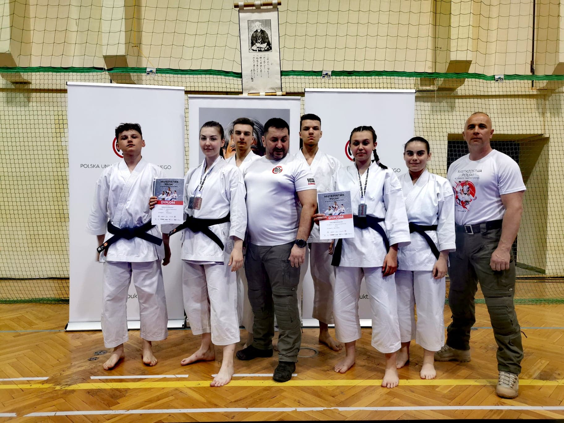 mp wroclaw zawodnicy zkkt startujacy w turnieju Karatecy Zamojskiego Klubu Karate Tradycyjnego w Zamościu na podium Mistrzostw Polski! [ZDJĘCIA]