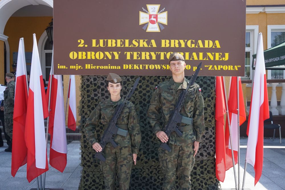 2 lbot przysiega zamosc 11072021 7 Nowi Terytorialsi zaprzysiężeni w Zamościu