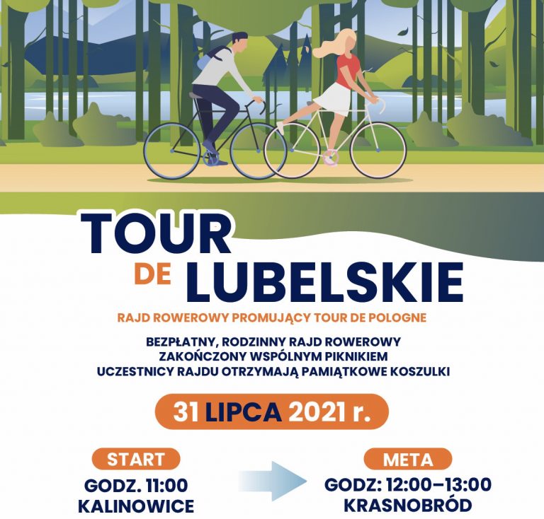 Zaproszenie na Rajd rowerowy „Tour de Lubelskie”