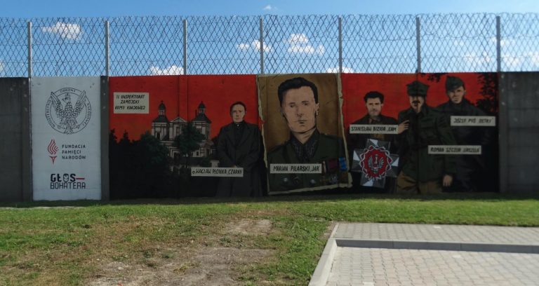 ZAMOŚĆ: Kolejny patriotyczny mural odsłonięty