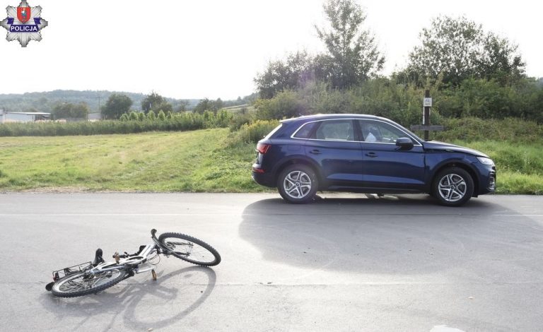 Rowerzystka nie ustąpiła pierwszeństwa przejazdu