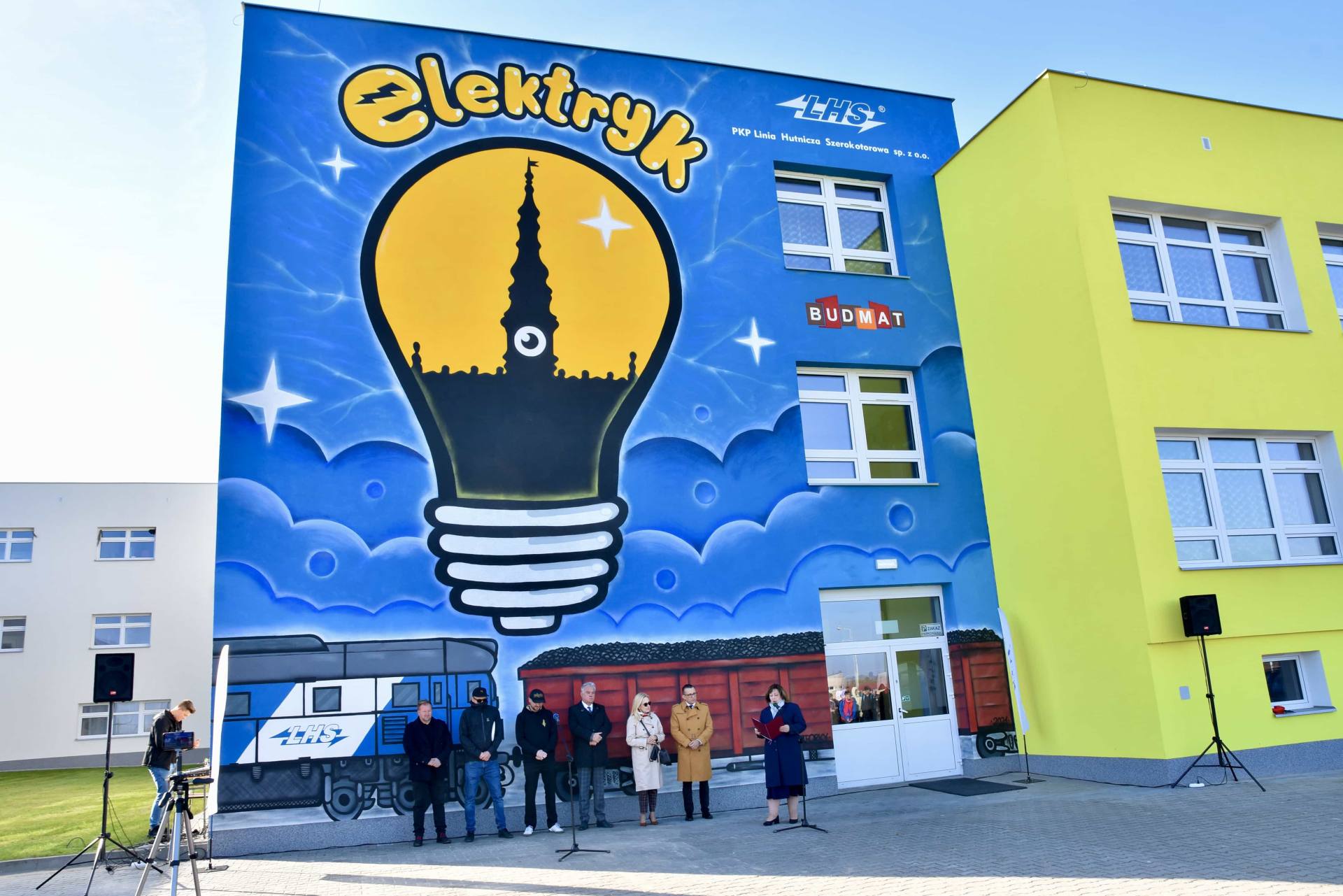 dsc 5614 Nowy mural zdobi budynek zamojskiego "Elektryka" [ZDJECIA, FILM]