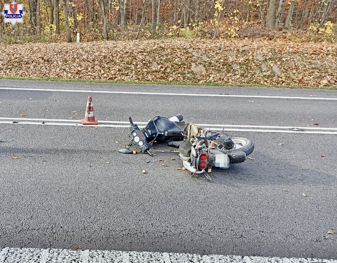 361 192956 52-latka kierująca skuterem nie ustąpiła pierwszeństwa