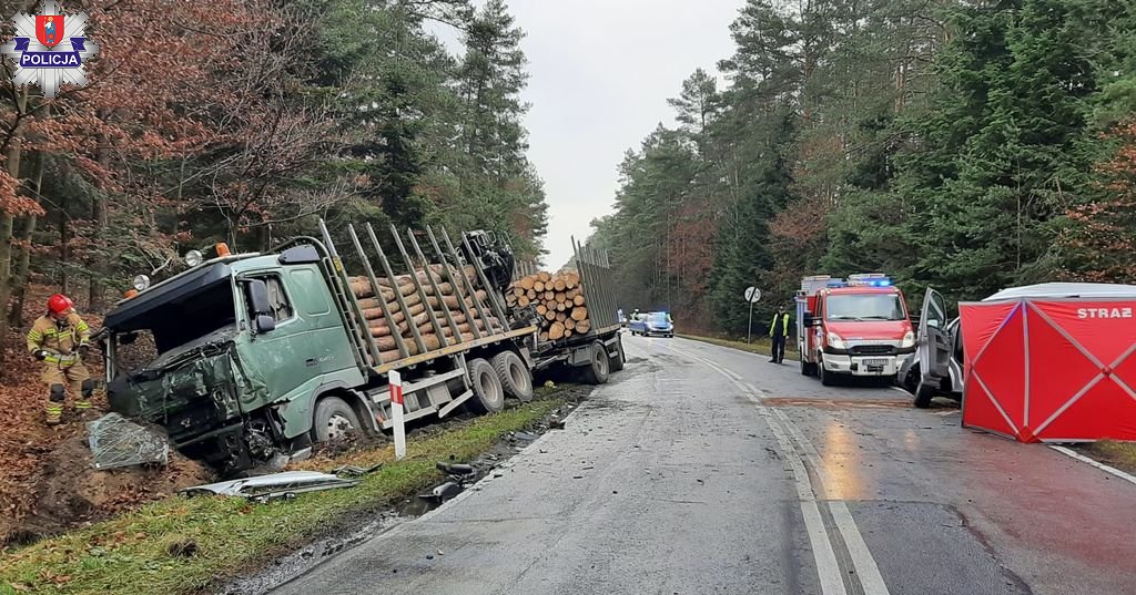 361 193437 1 Tragiczny wypadek w Zwierzyńcu. 46-latka poniosła śmierć na miejscu.