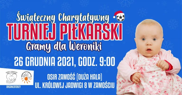 Przed nami Świąteczny Charytatywny Turniej Piłkarski – “Gramy dla Weroniki”