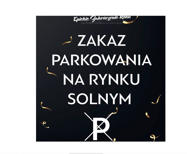 Zakaz parkowania na Rynku Solnym