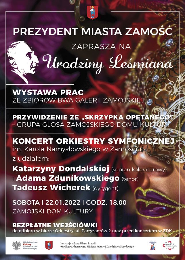 6758b Miasto zaprasza na urodziny Leśmiana. Wstęp wolny.