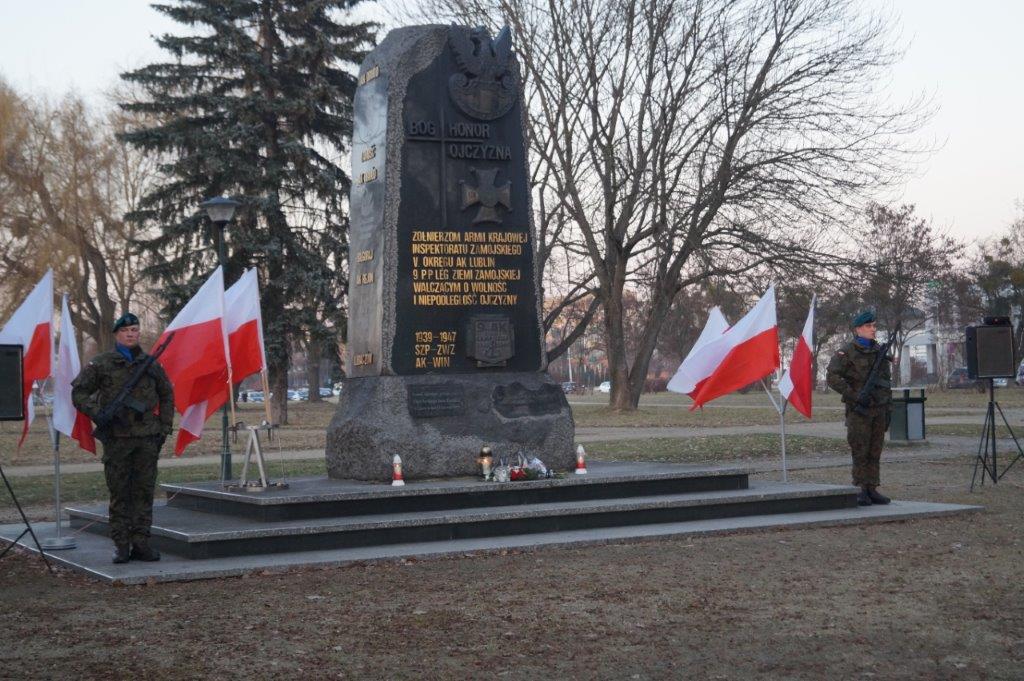 14022022 zamosc 2 Uroczystości patriotyczno-religijne w 80. rocznicę przemianowania Związku Walki Zbrojnej na Armię Krajową