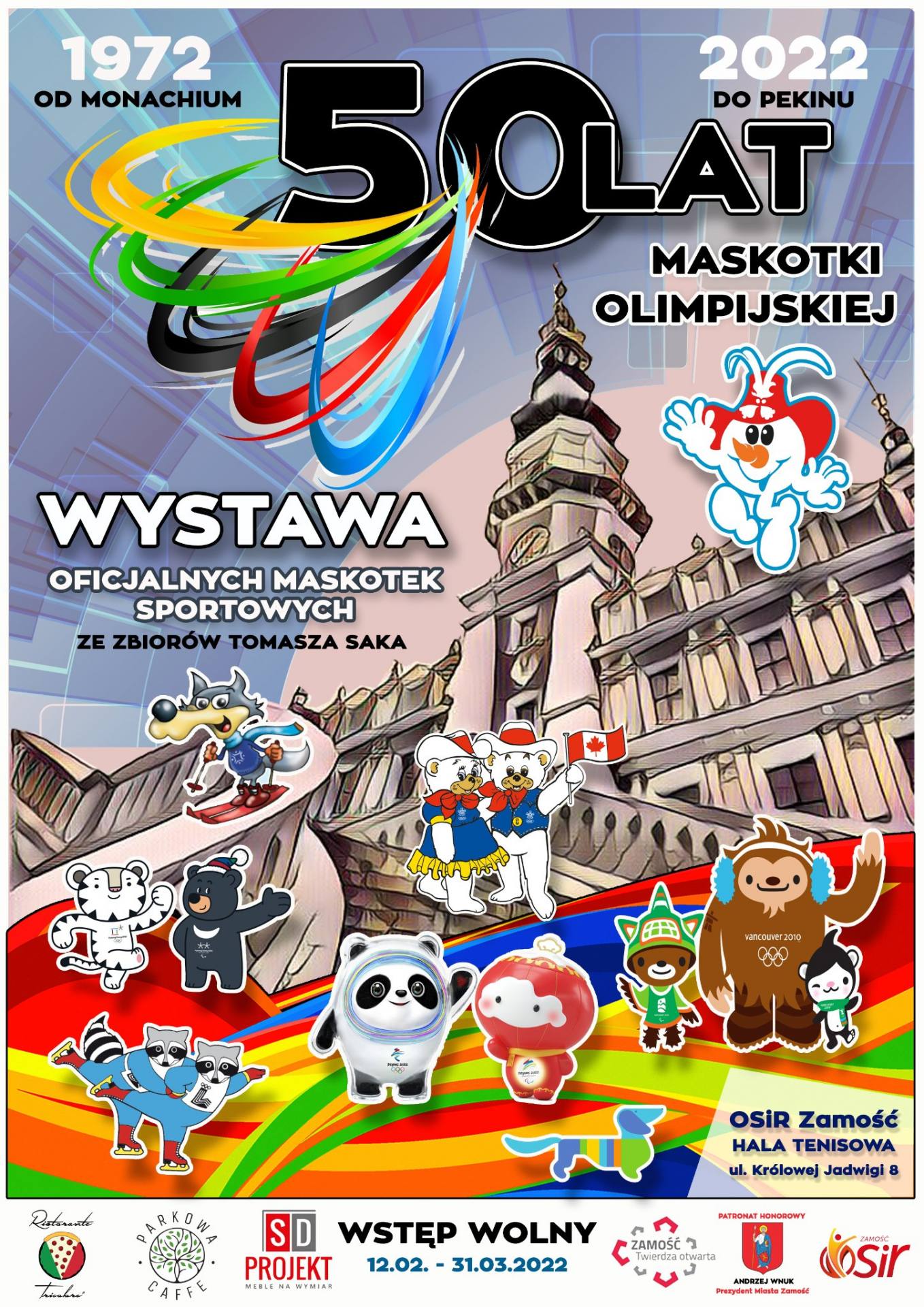 273550043 1981159568734738 1966914569082968804 n Wystawa maskotek olimpijskich w Zamościu.