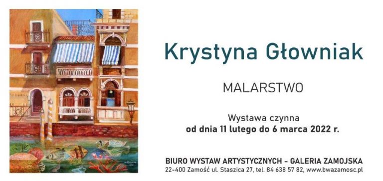Malarstwo Krystyny Głowniak na wystawie w BWA