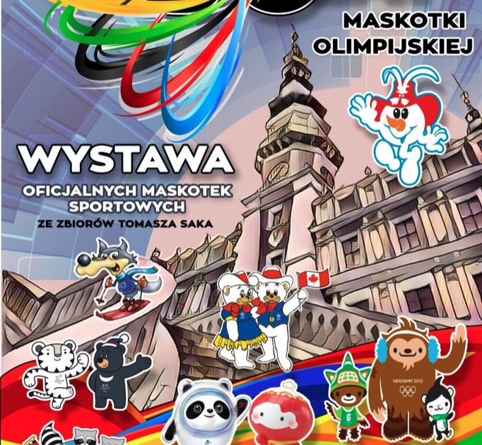 Wystawa maskotek olimpijskich w Zamościu.