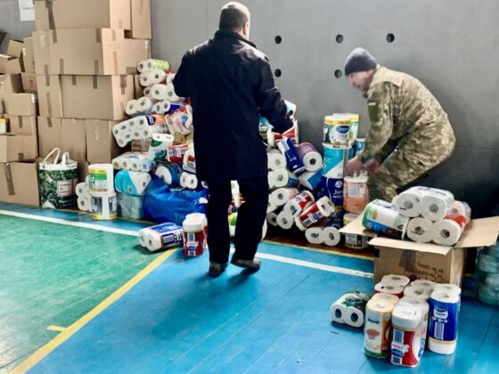 img 6916 Kilkanaście ton darów i karetka pogotowia dotarły do Żółkwi w Ukrainie