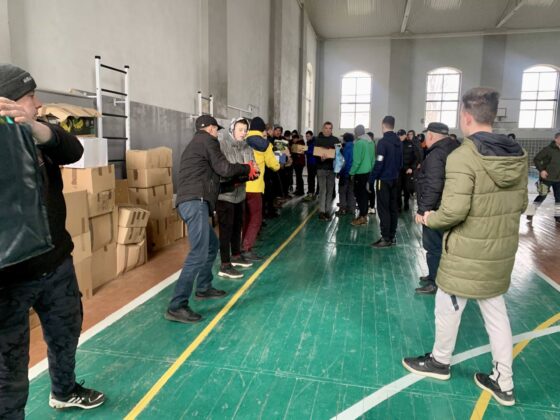 img 6930 Kilkanaście ton darów i karetka pogotowia dotarły do Żółkwi w Ukrainie