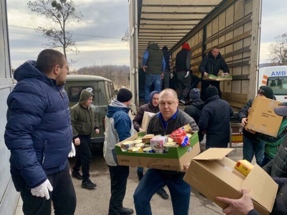 img 6937 Kilkanaście ton darów i karetka pogotowia dotarły do Żółkwi w Ukrainie