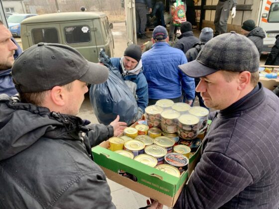img 6938 Kilkanaście ton darów i karetka pogotowia dotarły do Żółkwi w Ukrainie