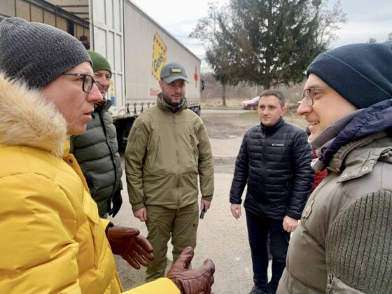 img 6947 Kilkanaście ton darów i karetka pogotowia dotarły do Żółkwi w Ukrainie