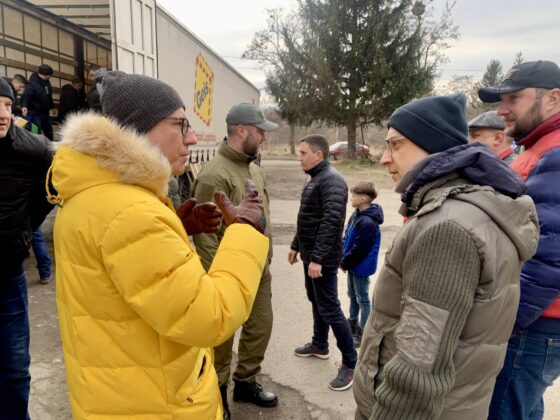 img 6949 Kilkanaście ton darów i karetka pogotowia dotarły do Żółkwi w Ukrainie