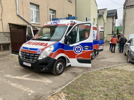 img 7069 Kilkanaście ton darów i karetka pogotowia dotarły do Żółkwi w Ukrainie