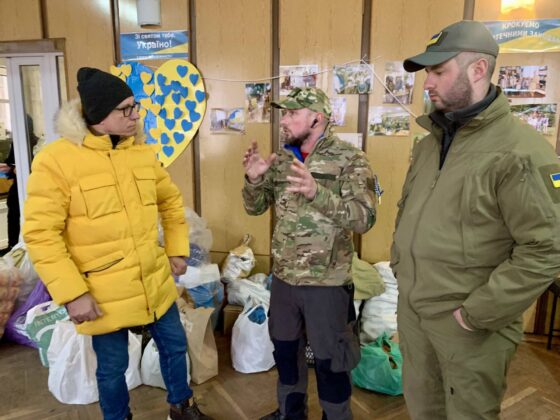 img 7117 Kilkanaście ton darów i karetka pogotowia dotarły do Żółkwi w Ukrainie