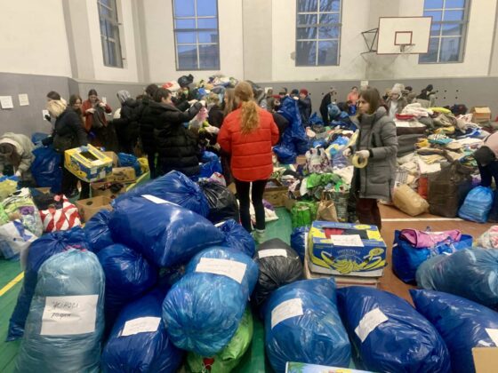 img 7145 Kilkanaście ton darów i karetka pogotowia dotarły do Żółkwi w Ukrainie