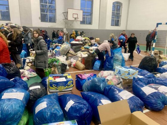 img 7146 Kilkanaście ton darów i karetka pogotowia dotarły do Żółkwi w Ukrainie