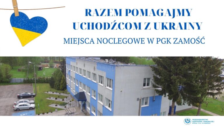 PGK tworzy miejsca noclegowe dla uchodźców z Ukrainy