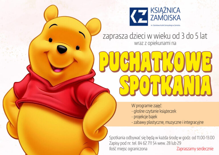 “Puchatkowe spotkania” w Książnicy