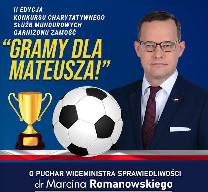 ZAMOŚĆ: Mecz charytatywny “Gramy dla Mateusza” z udziałem żołnierzy amerykańskich