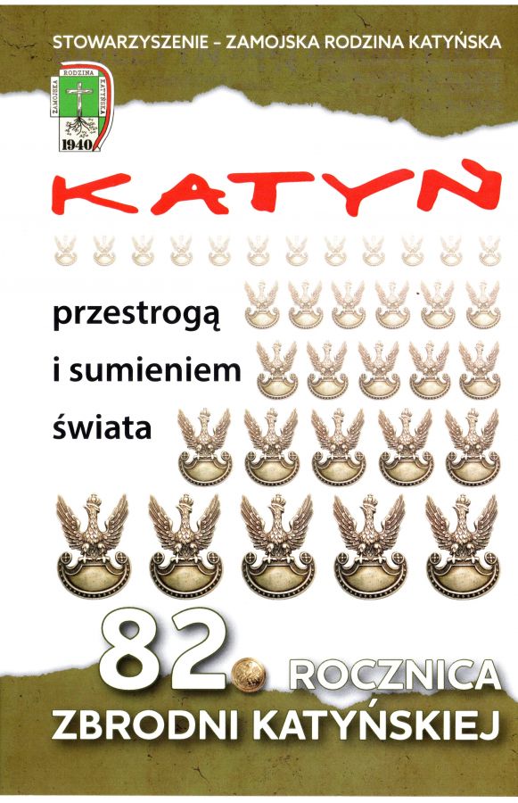 6858b ZAMOŚĆ: 82. Rocznica Zbrodni Katyńskiej [PROGRAM]