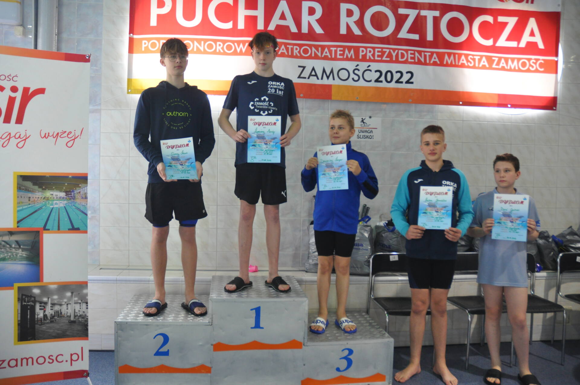 dsc 0824 Po długiej przerwie do Zamościa powróciły zawody pływackie o Puchar Roztocza.