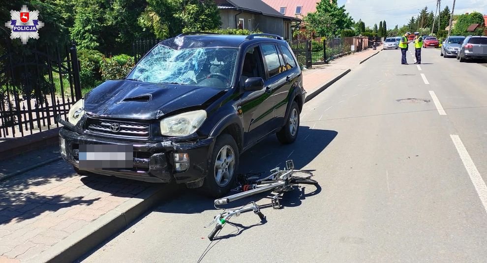 68 202262 Kompletnie pijana 59-latka potrąciła rowerzystkę przewożącą w foteliku 3-letniego synka