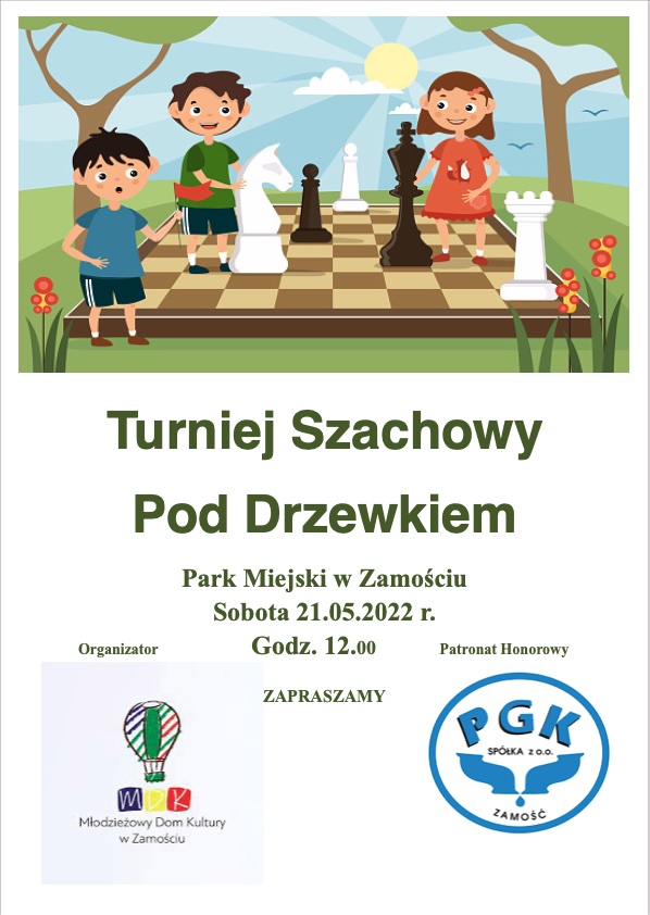 zrzut ekranu 2022 05 17 o 101927 ZAMOŚĆ: Turniej szachowy pod drzewkiem