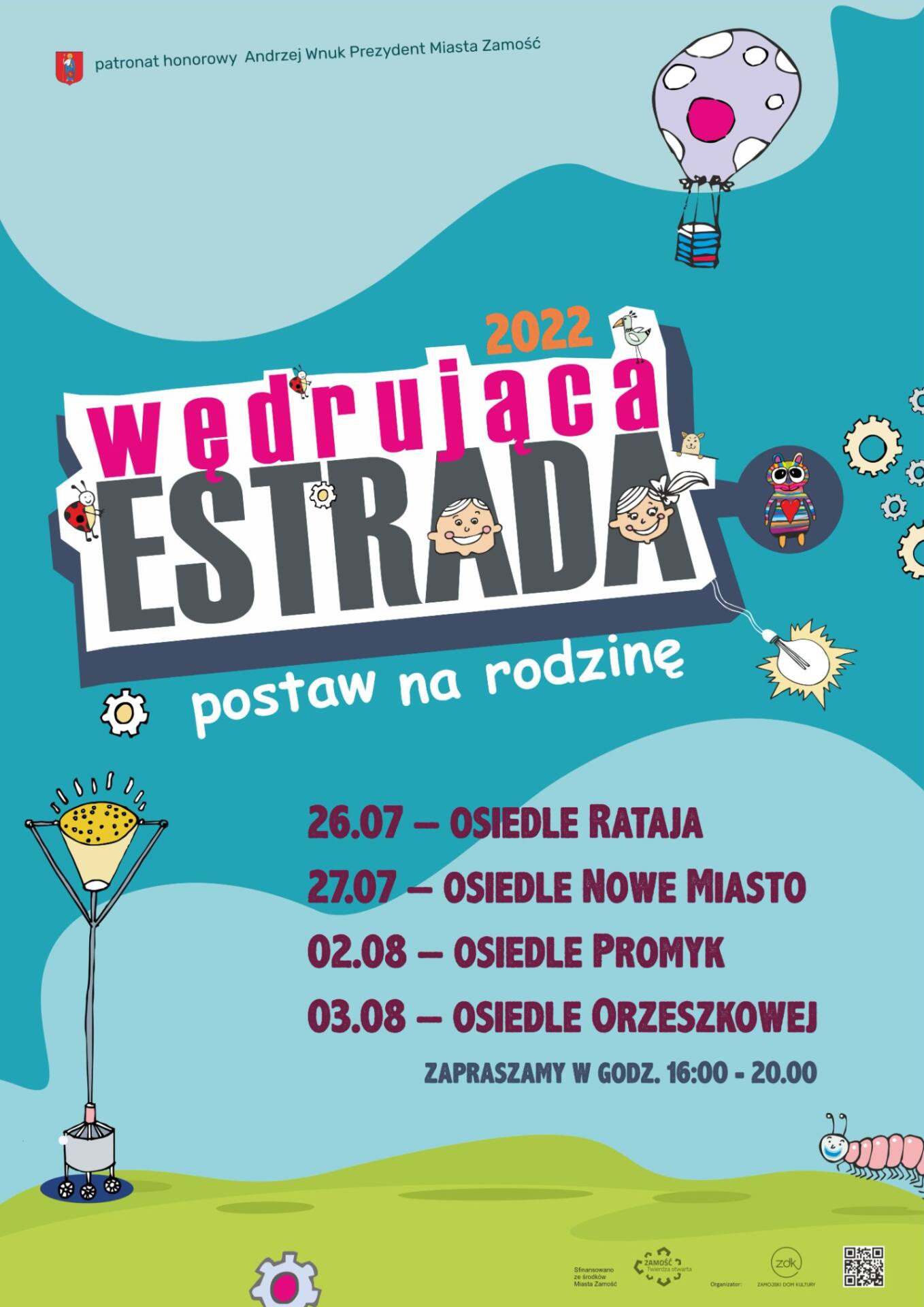 291272372 6090124341003168 5859777781444026537 n Wędrująca Estrada odwiedzi cztery zamojskie osiedla. Start jutro!