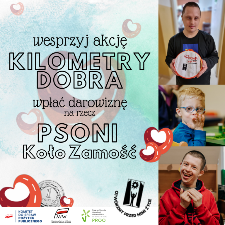 Potrzebne są aż 3 mln zł! Przyłącz się do akcji Kilometry Dobra. 