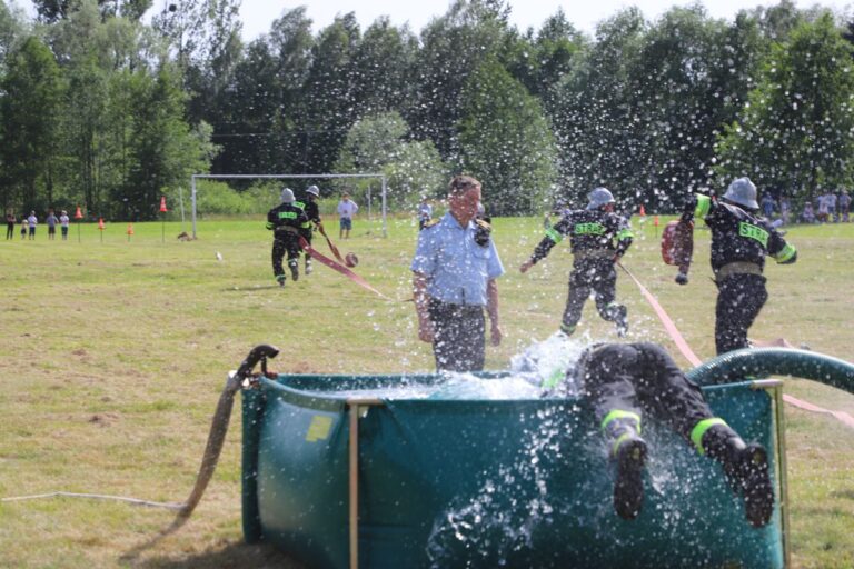 Strażacy – ochotnicy rywalizowali w zawodach sportowo – pożarniczych. [FOTORELACJA]