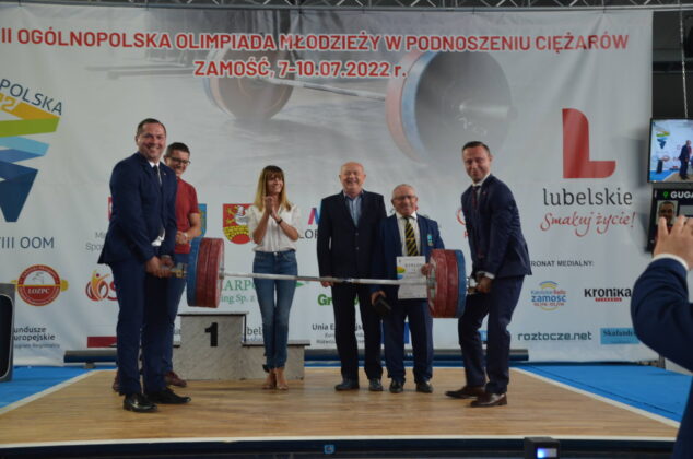 dsc 0188 Zamość był gospodarzem Ogólnopolskiej Olimpiady Młodzieży w podnoszeniu ciężarów.