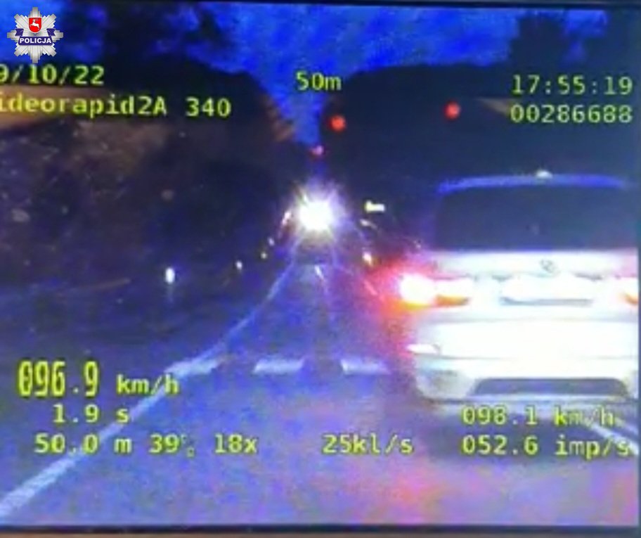 68 210568 Wysoki mandat za wyprzedzanie BMW na przejściu dla pieszych