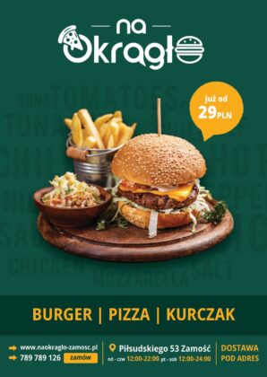 315702174 121682300734757 7292029316899711891 n Na Okrągło w Zamościu – Burgery jakich jeszcze nie jedliście !!!