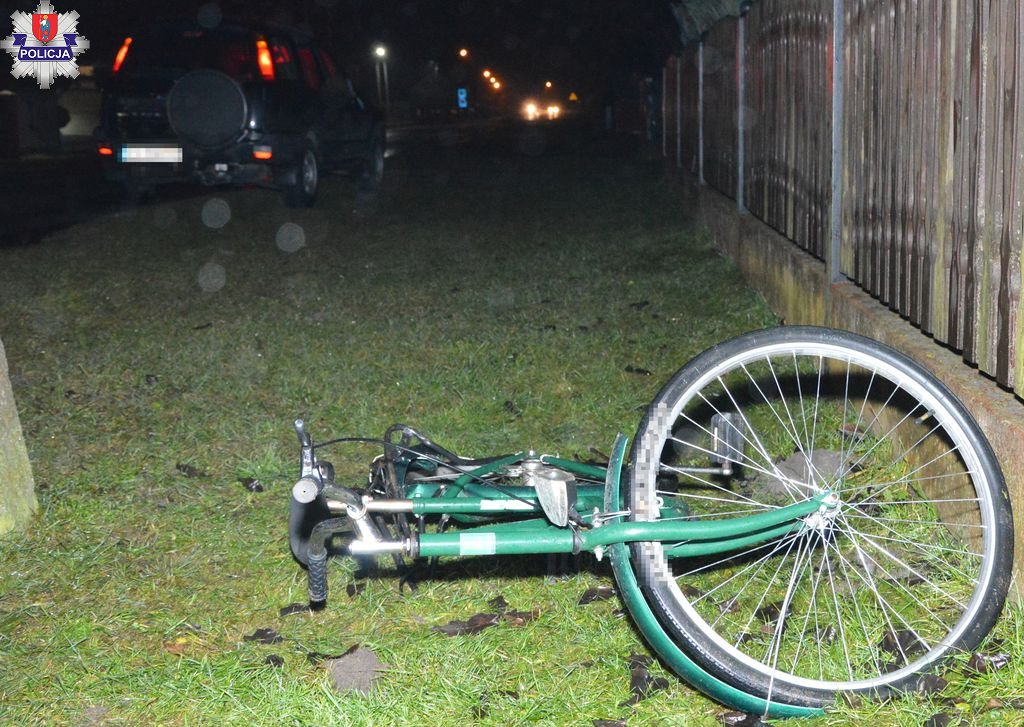 361 215184 Wypadek z udziałem 47-letniego rowerzysty