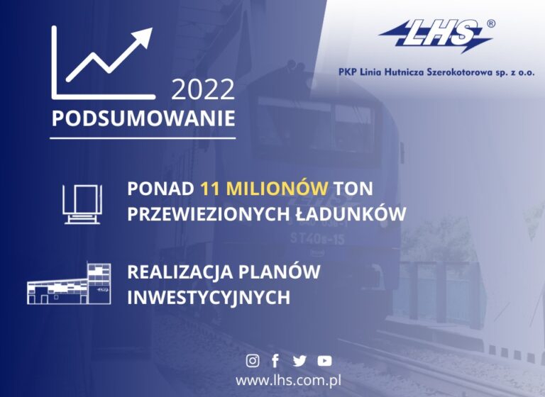 11 milionów przewiezionych ton – najlepszy wynik w historii Spółki PKP LHS