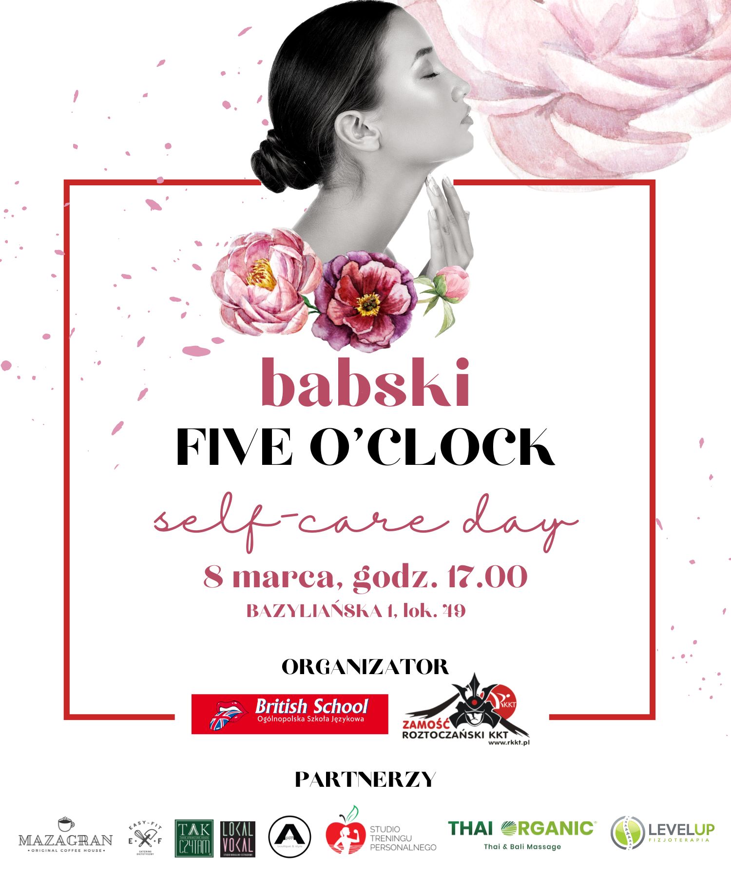 post fb dzien kobiet Babski five o'clock w Szkole Językowej British School w Zamościu