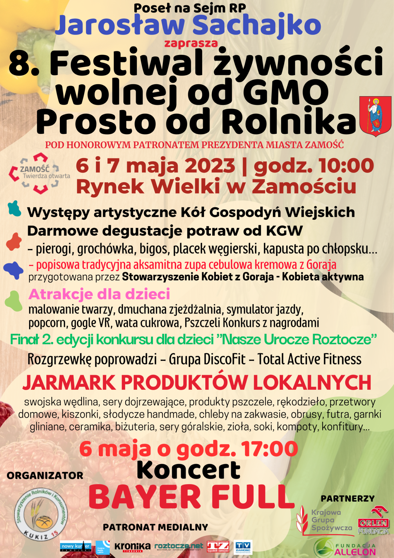 8 festwial biuroposelskie 8. Festiwal Żywności wolnej od GMO, prosto od rolnika, już w maju