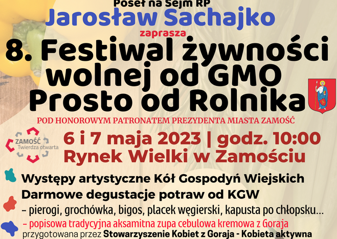 8. Festiwal Żywności wolnej od GMO, prosto od rolnika, już w maju