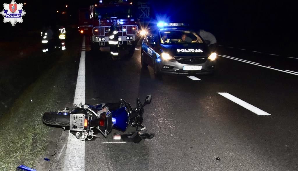 361 220331 Wypadek z udziałem 17-letniego motocyklisty (zdjęcia)