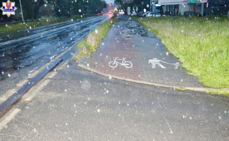 Zamość ul. Lipska. Fordem wjechał w rowerzystę.