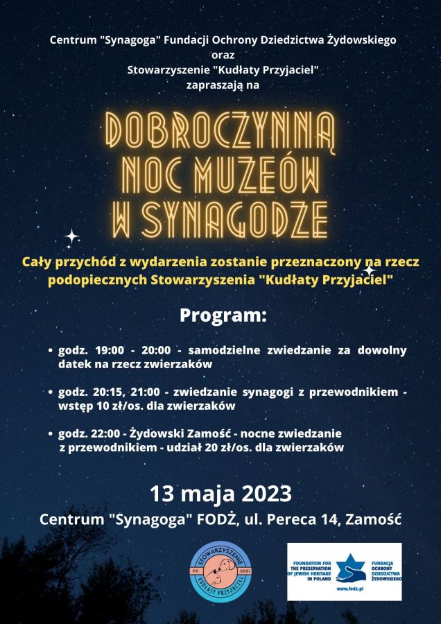 7347b Dobroczynna Noc Muzeów w Synagodze