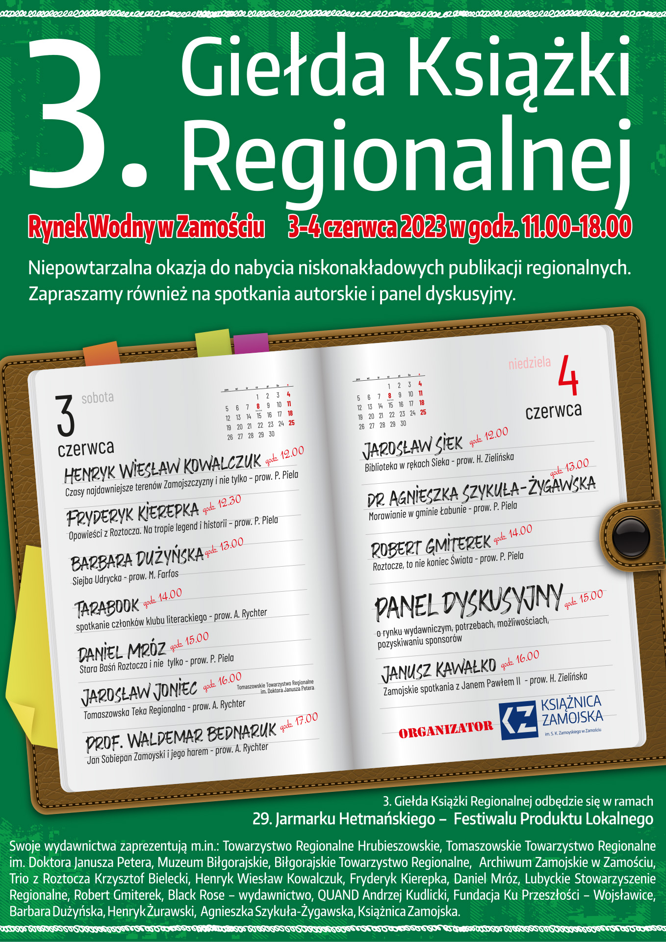plakat gielda kr 11 Już po raz trzeci Książnica Zamojska zaprasza na Giełdę Książki Regionalnej